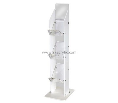 Hot sale acrylic paper holder brochure holder floor stand acrylic a4 paper holder BH-067