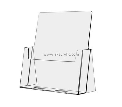 Customized acrylic brochure holder plastic menu holder display holder BH-078