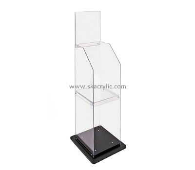 Factory hot selling acrylic brochure holder floor stand a4 acrylic sign holder acrylic holder BH-087