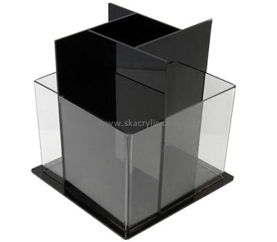 Factory direct sale acrylic brochure holder floor stand a4 paper holder plastic clear plastic paper holder BH-135