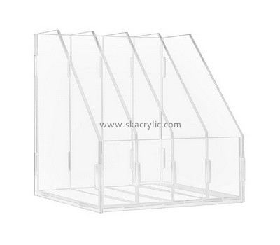 Customized acrylic a4 clear file folder document holder brochure holder book stand holder BH-145