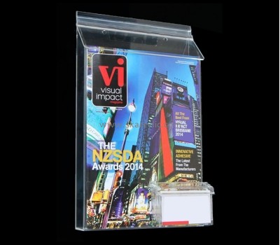 Plexiglass manufacturer customized acrylic brochure literature holder wall BH-488