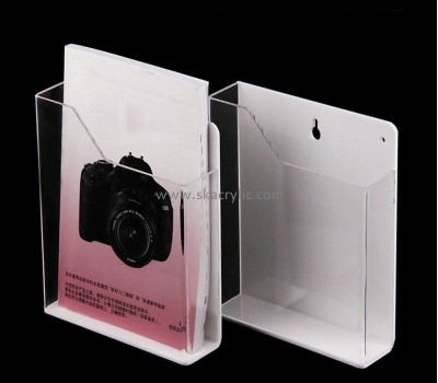 Acrylic company customized leaflet display wall mounted literature holder stand BH-489