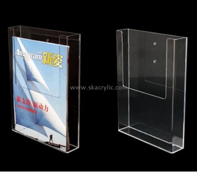 Acrylic products manufacturer customized wall mounted literature display racks BH-503