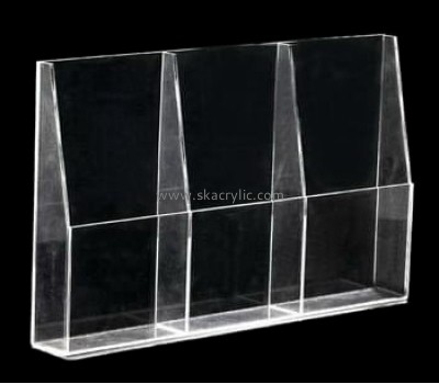Acrylic display manufacturers customized plastic acrylic literature holder display stands for flyers BH-536