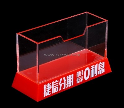 China acrylic manufacturer customized plastic leaflet literature holders BH-562