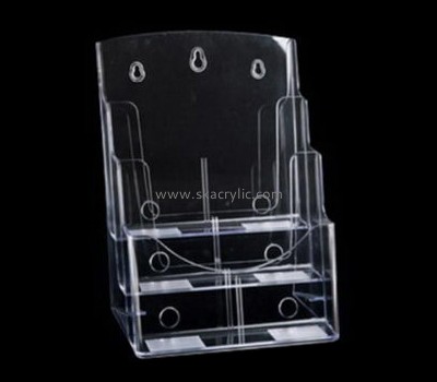 Plexiglass manufacturer customized plastic acrylic flyer stand holders for brochures BH-581