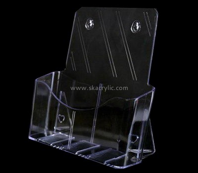 Acrylic manufacturers customized acrylic wall mount literature brochure holders BH-586