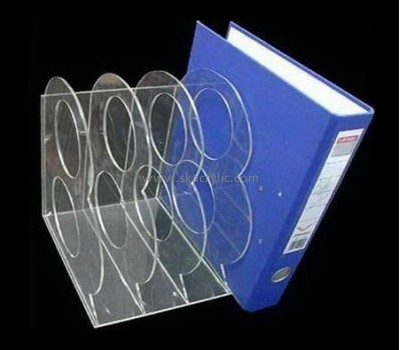 Acrylic plastic supplier customized clear acrylic magazine holder BH-593
