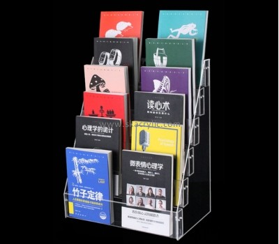 Acrylic plastic supplier customized acrylic trade show literature rack holder BH-610