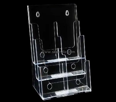 Acrylic manufacturers china customized acrylic brochure holder wall mount BH-614