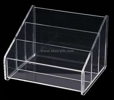 Lucite manufacturer customized clear acrylic magazine holder BH-626
