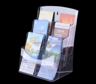 Plexiglass manufacturer customized acrylic wall mounted pamphlet holder BH-624