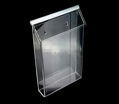 Plexiglass company customized acrylic wall mount literature holders BH-651