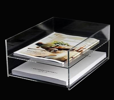 Perspex manufacturers customized acrylic tiered file holder BH-657