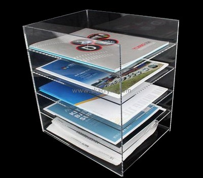 Lucite manufacturer customized desk acrylic file organizer BH-660