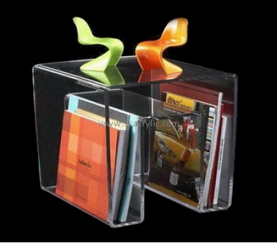 China acrylic manufacturer customized standing file brochure holder stand BH-664