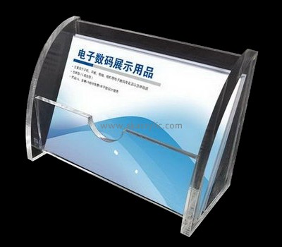 Acrylic products manufacturer customized plastic business card holder display BH-669