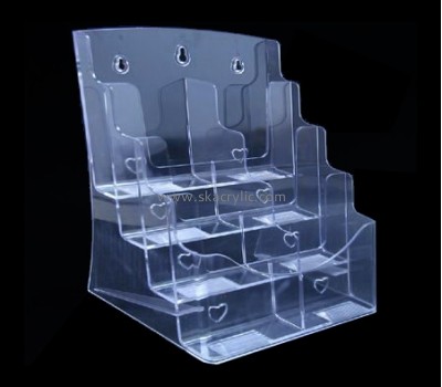 Plexiglass manufacturer customized acrylic plastic literature holders wall mounted BH-698