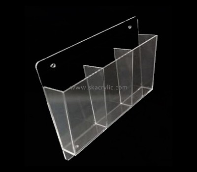 Display manufacturers customized acrylic wall mounted brochure holders BH-711
