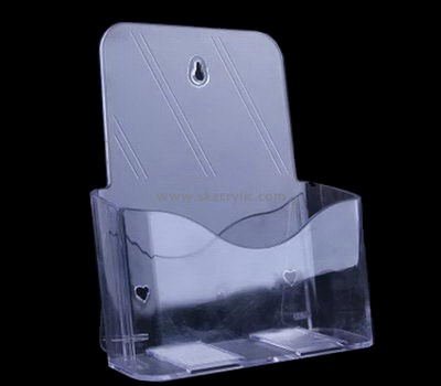 Acrylic manufacturers china customized acrylic flyer holder wall mount BH-714