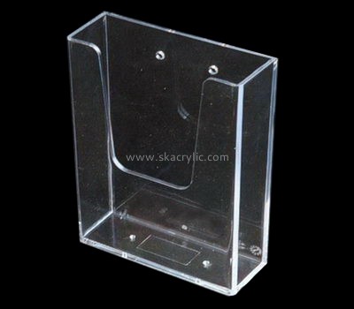 Lucite manufacturer customized acrylic wall pamphlet holder BH-716