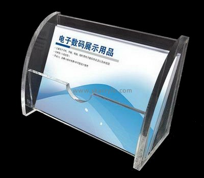 Acrylic company customized acrylic desktop business card holder BH-725