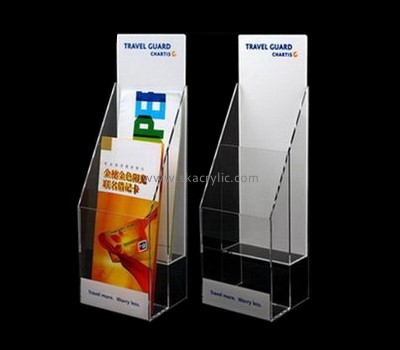Plexiglass manufacturer customized acrylic brochure display stands holder BH-741