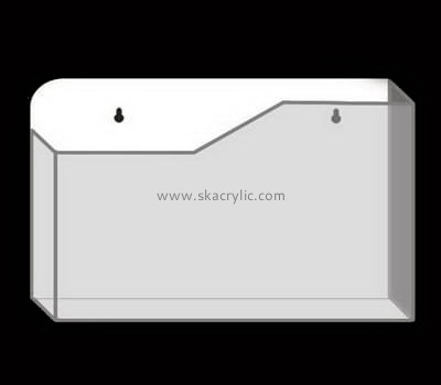 Acrylic plastic supplier customized vertical file organizer holder BH-753