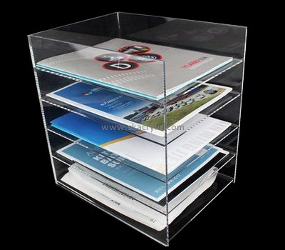Acrylic products manufacturer customized acrylic file sorter holder BH-752