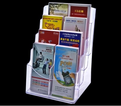Lucite manufacturer customized plastic literature display stands BH-785
