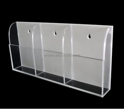 Complete plastic fabricators custom wall mounted acrylic brochure holders BH-795