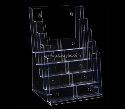 Acrylic products manufacturer custom perspex fabrication wall mount brochure holder BH-852
