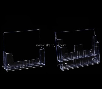 Display stand manufacturers custom acrylic plastic fabrication brochure holders BH-858