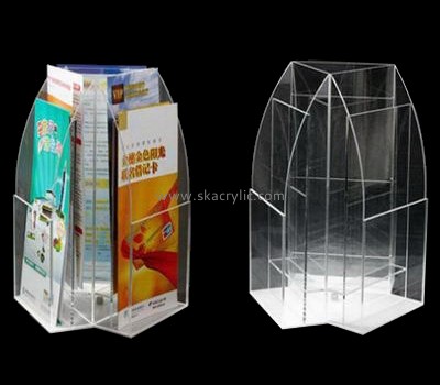 Plexiglass manufacturer custom trade show literature rack brochure holders BH-901