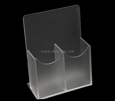 Acrylic display manufacturers custom acrylic plastic fabrication pamphlet display rack BH-972