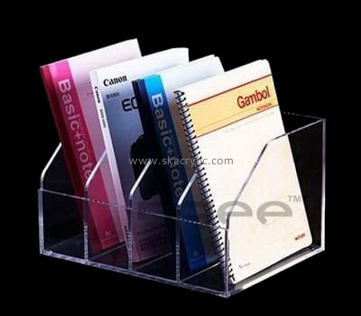 Plexiglass manufacturer custom plastic manufacturing book holder for desk BH-975