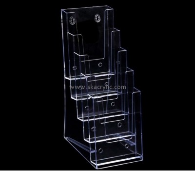 Acrylic plastic supplier custom design plexiglass real estate brochure holder BH-977