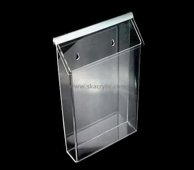 Acrylic plastic supplier custom design literature holders wall mounted BH-978