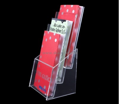 Acrylic manufacturers china custom designs plastic brochure stands BH-982