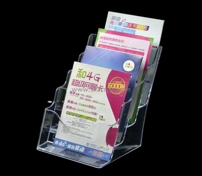 Plastic manufacturing companies custom acrylic pamphlet display stands holder BH-1038