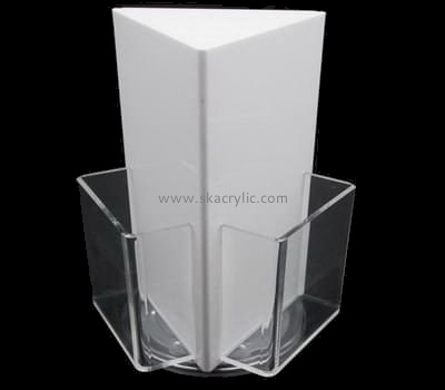 Acrylic manufacturers custom lucite tri fold brochure holders BH-1080