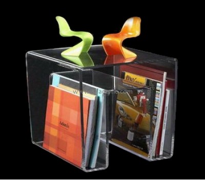 Perspex manufacturers custom acrylic magazine file holder BH-1115