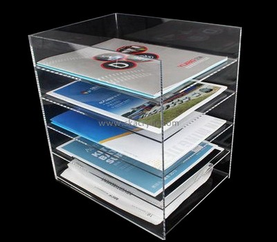 Customize clear acrylic desktop file folder organizer BH-1247