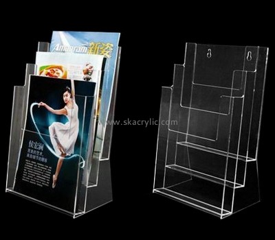 Customize clear plastic brochure holder BH-1279