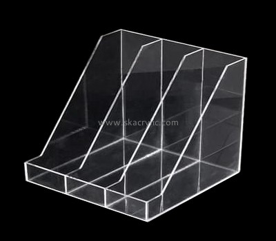 Customize clear acrylic standing file holder BH-1287