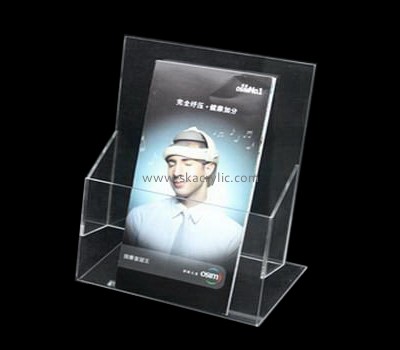 Customize clear acrylic tabletop brochure holder BH-1286