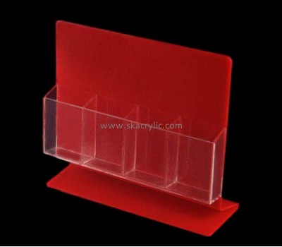 Customize red acrylic brochure holders BH-1302