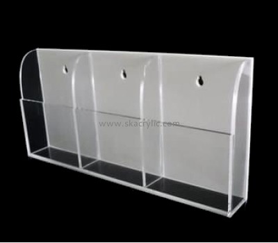 Customize acrylic pamphlet holder wall mount BH-1313