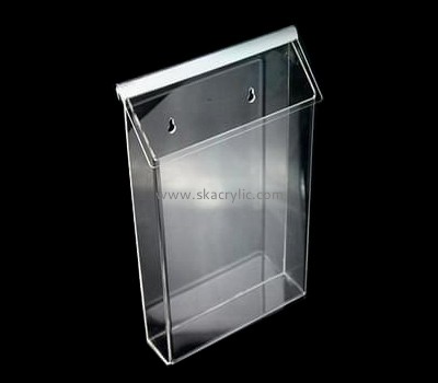 Customize acrylic single pocket wall file holder BH-1409